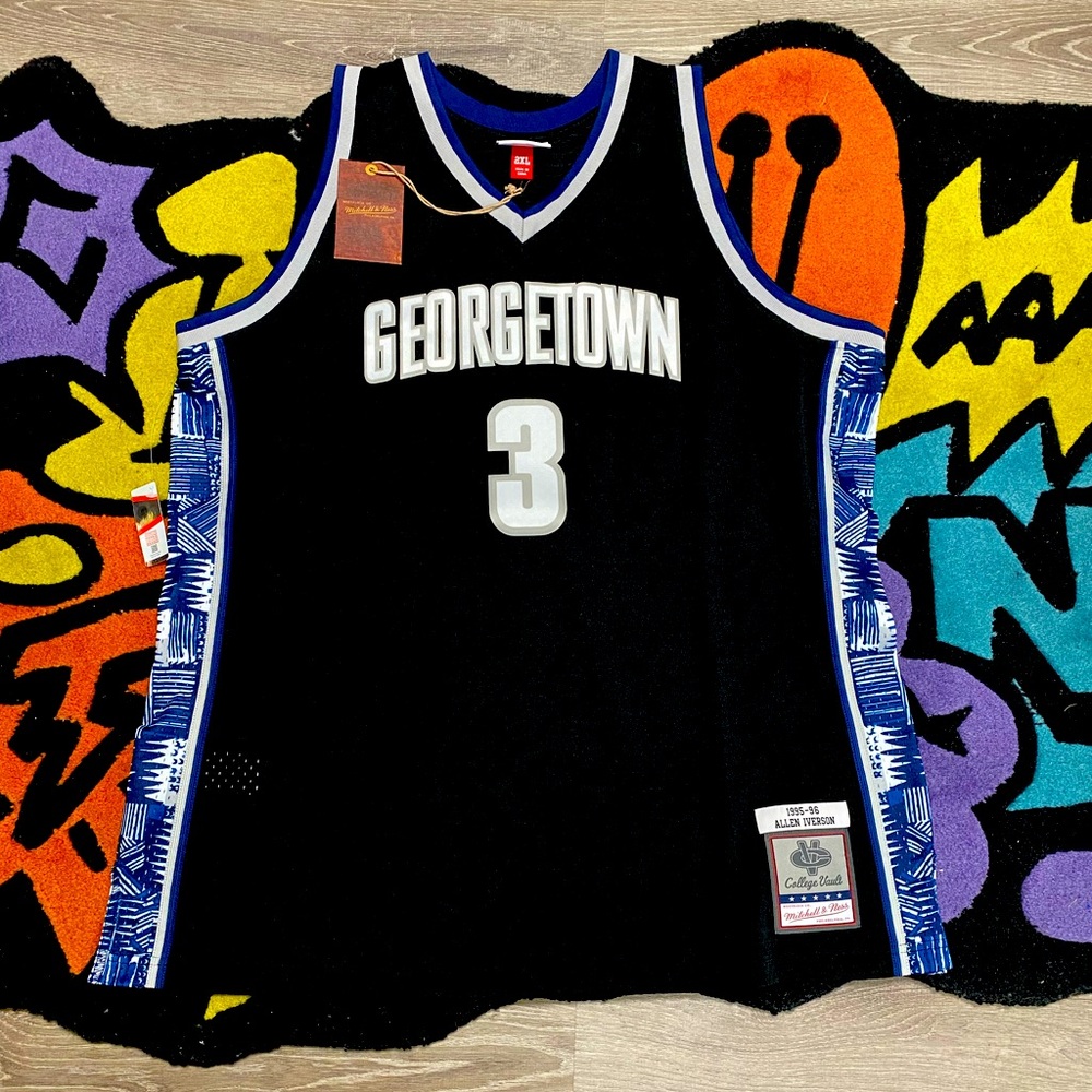Georgetown Black Basketball Jersey